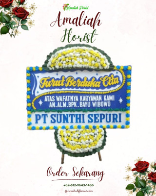 Papan Bunga Duka di Sinjai